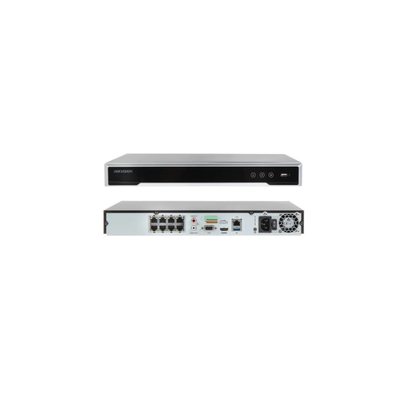 HIKVISION - DS-7608NXI-K1/8P - Enregistreur IP 8Ch 8PoE 4K 1SATA