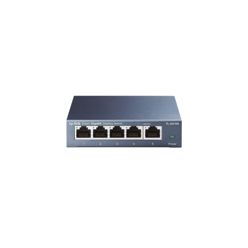 TP-LINK - Switch 5 ports bureau Gigabit - Boîtier métal - TL-SG105