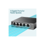 TP-LINK - Switch 5 ports bureau Gigabit - Boîtier métal - TL-SG105