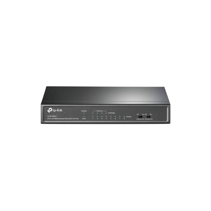 TP-LINK - Switch 8 ports 10/100 dont 4 PoE - TL-SF1008P