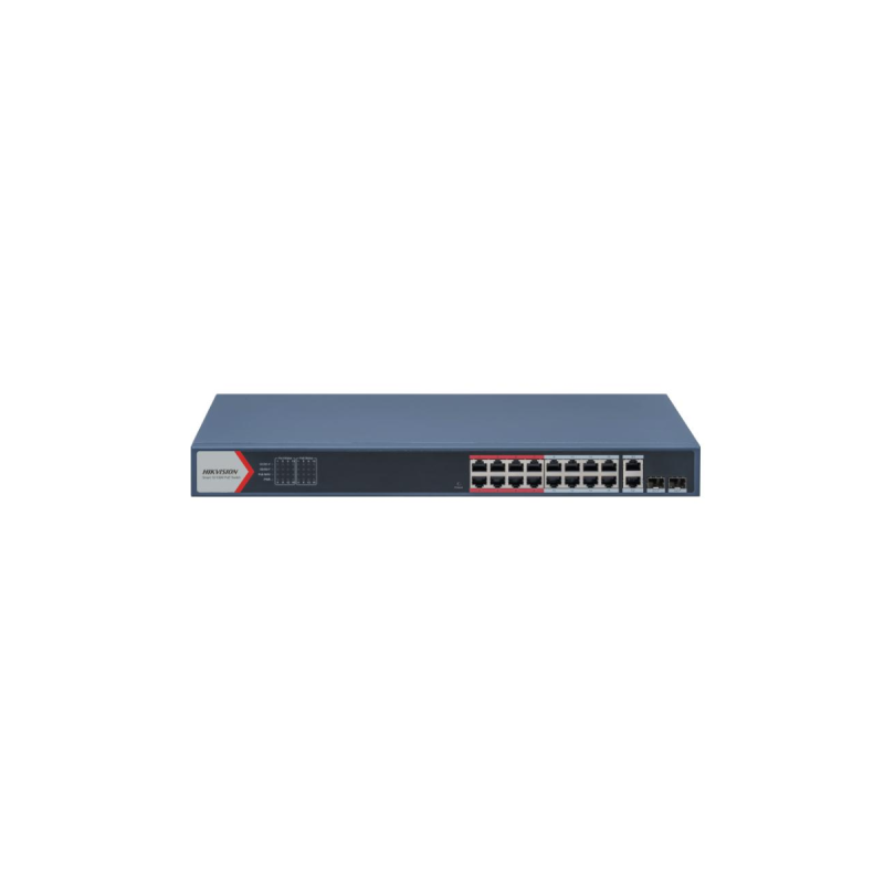 HIKVISION - DS-3E1318P-EI - Switch 16 ports PoE 230w 10/100