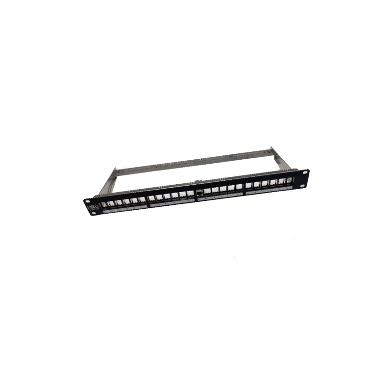 HSD - Panneau RJ45 24 ports pour connecteurs FTP&UTP support arrière