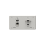 Kramer HDMI, VGA, RS-232, ETH & Audio HDBaseT TX Active Wall Plate