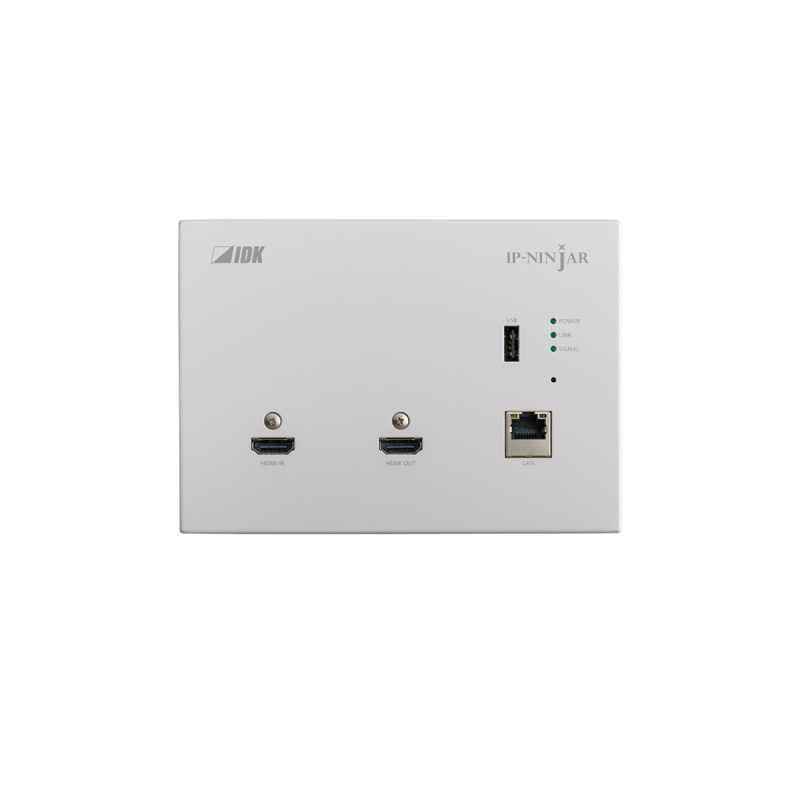 IDK AV Emetteur Mural Blanc HDMI 4K sans SFP+