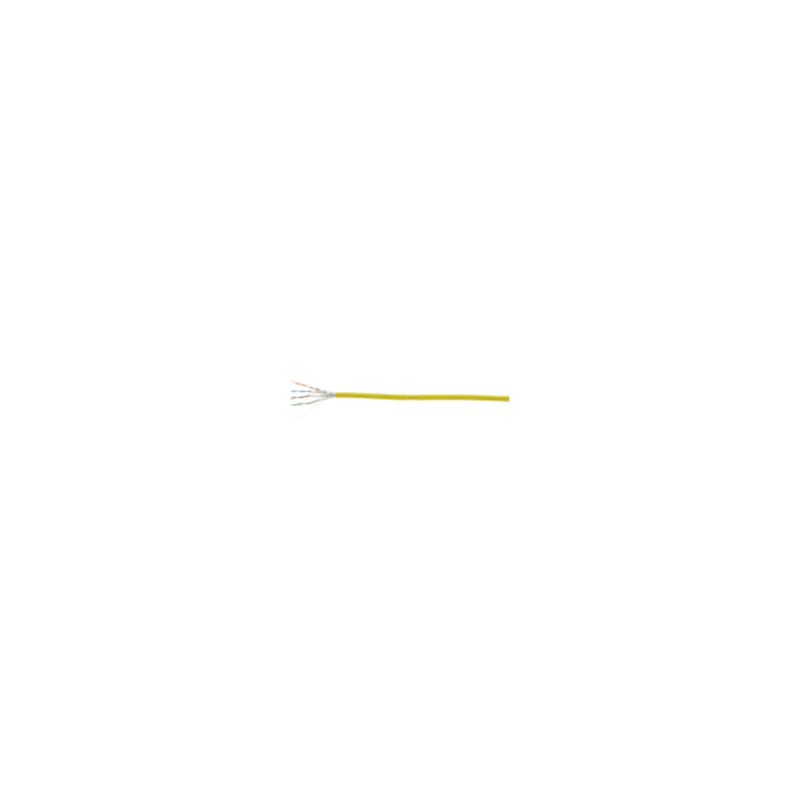 Kramer KLAN CAT 6A U/FTP 650MHz LSZH Bulk Cable-Yellow, Drum