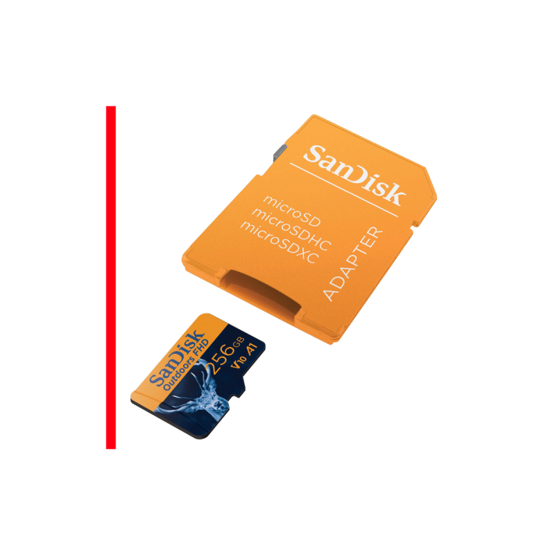 Sandisk "Outdoors" SanDisk UHS-I Card FHD microSDXC™ + Adapter, 256GB