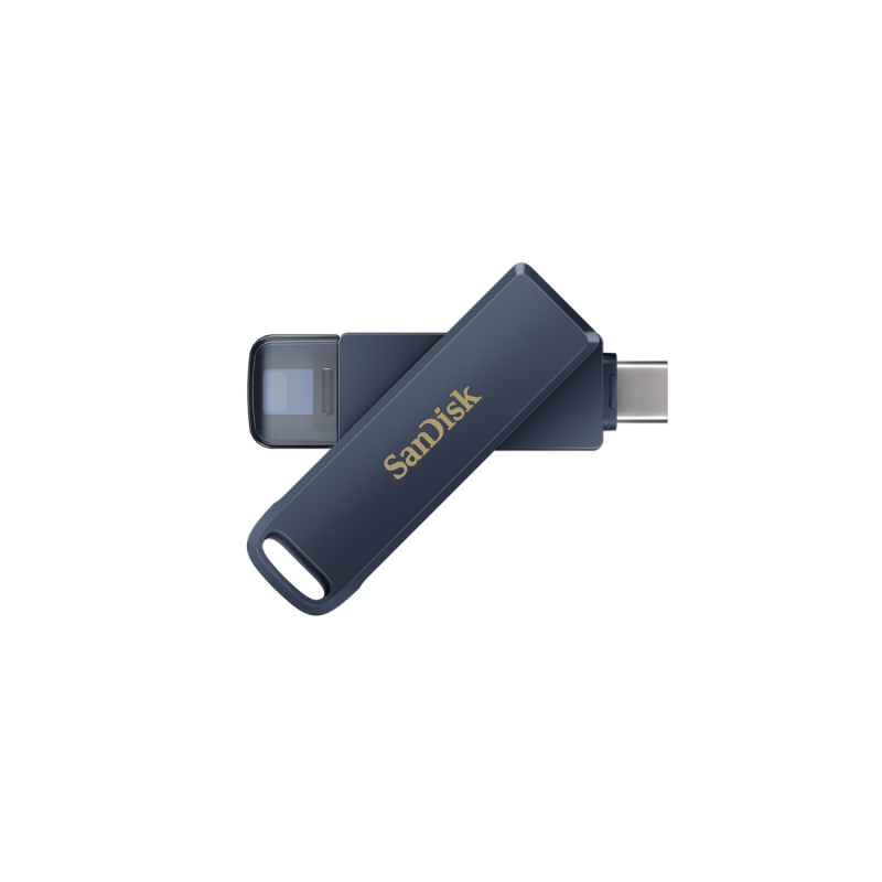 Sandisk Clé USB Type-C 3.2, Gen 2, IXPAND, 128GB, 90MB/s, Bleu nuit