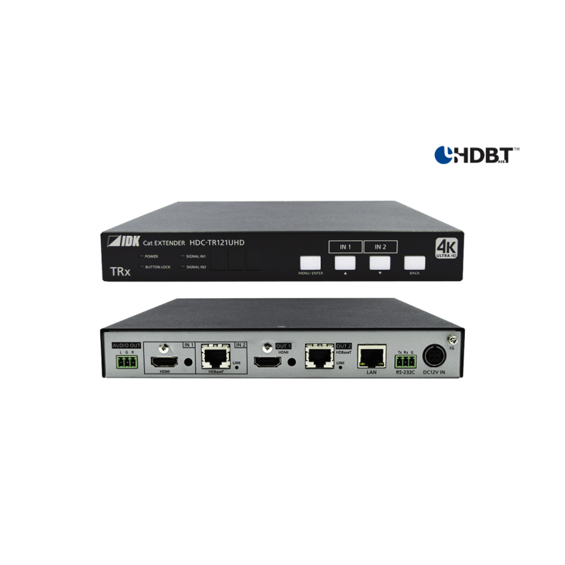 IDK AV Emetteur Récepteur 4k60 HDMI-HDBaseT