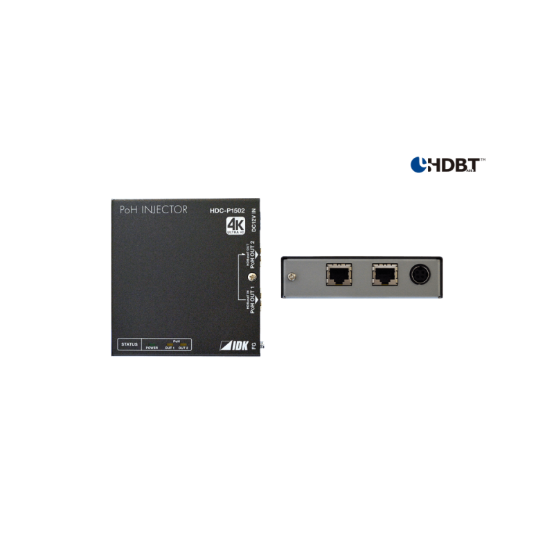 IDK AV Injecteur d'Alimentation HDBaseT