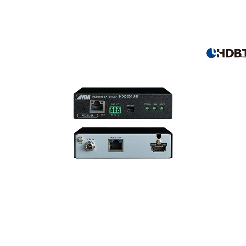 IDK AV Récepteur 4K60 HDMI-HDBaseT