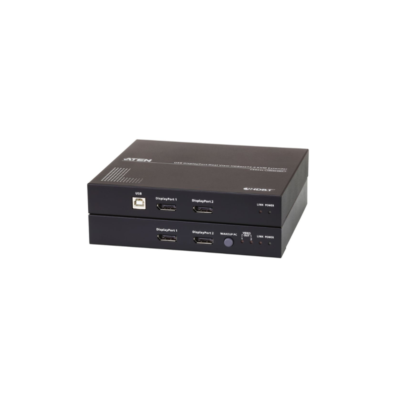 ATEN - CE924 - Système d’extension KVM USB DP double vue HDBaseT™ 2.0