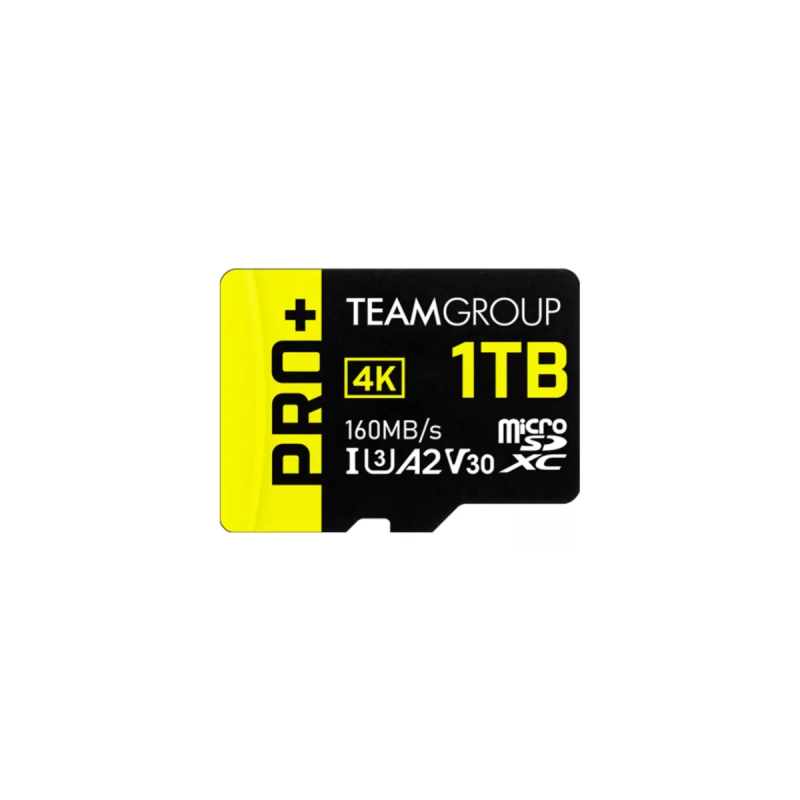 Team Group Micro SDXC PRO+ A2 1TB-XC (U3 V30 A2)