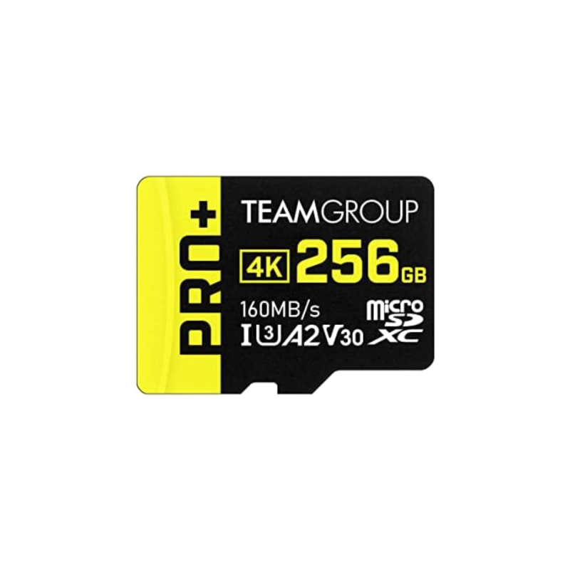 Team Group Pro + SDXC UHS-I U3 V30 A2 256GB(U3 V30 A2)