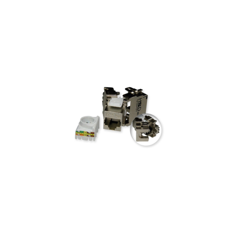 HSD - Connecteur RJ45 sans outil Zamac Cat.6A FTP