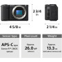 Sony ZV-E10 II Appareil photo hybride + objectif E PZ 16-50/3,5-5,6II