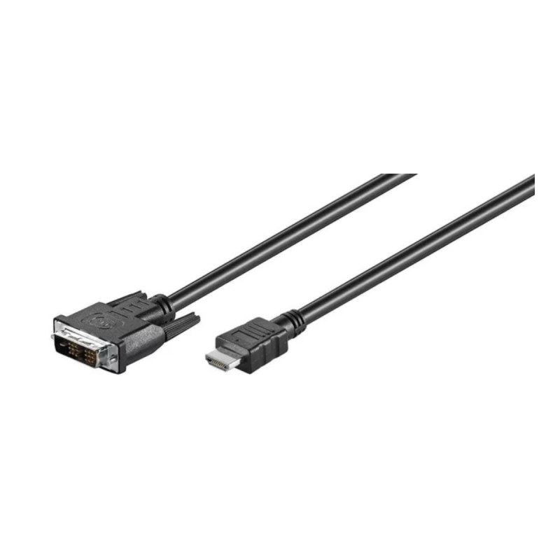 Goobay Adaptateur DVI-D/HDMI™, nickelé 1m