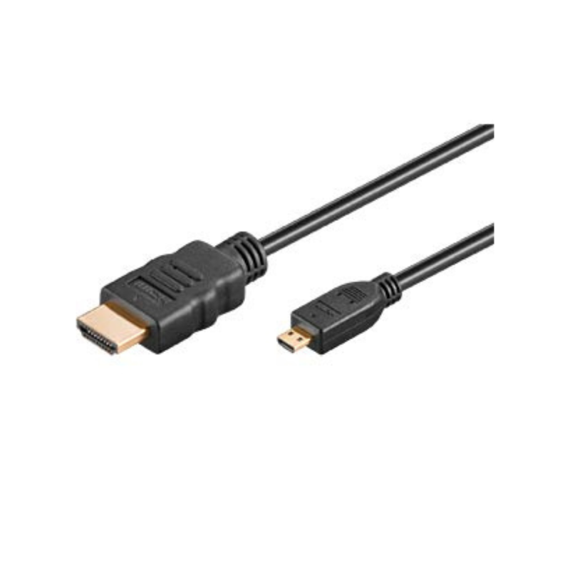 Goobay Adaptateur HDMI™ (type A)   Micro HDMI™ 4K @ 60 Hz 1m