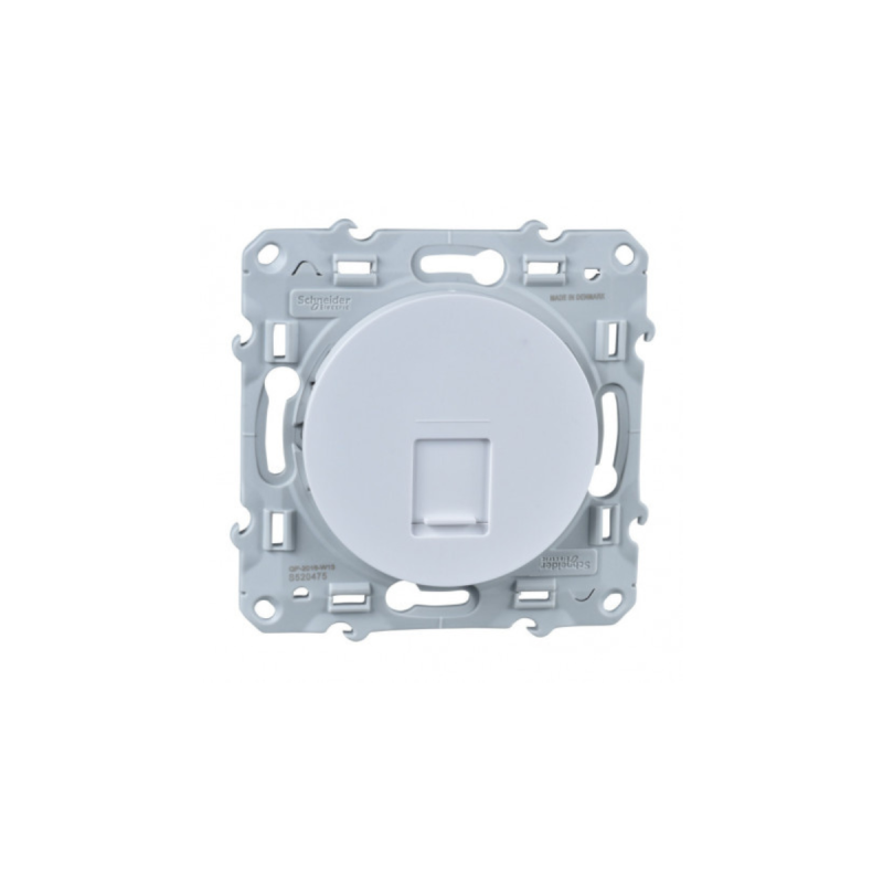 SCHNEIDER Odace prise RJ45 blanc grade 3 (multimédia) cat. 6 STP