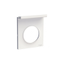 SCHNEIDER Odace Styl Pratic plaque blanc support tél mobile 1 poste