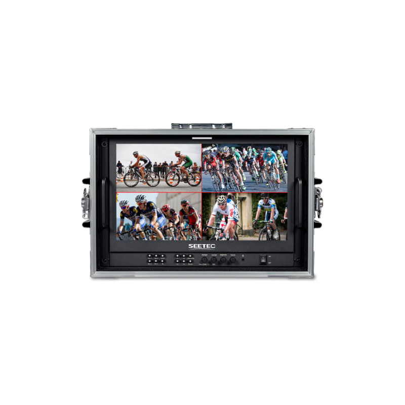 Seetec Moniteur de diffusion de production 15,6" HDMI 4 SDI In Out