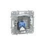 SCHNEIDER Ovalis prise RJ45 cat.6 STP réseaux VDI grade 3 Blanc