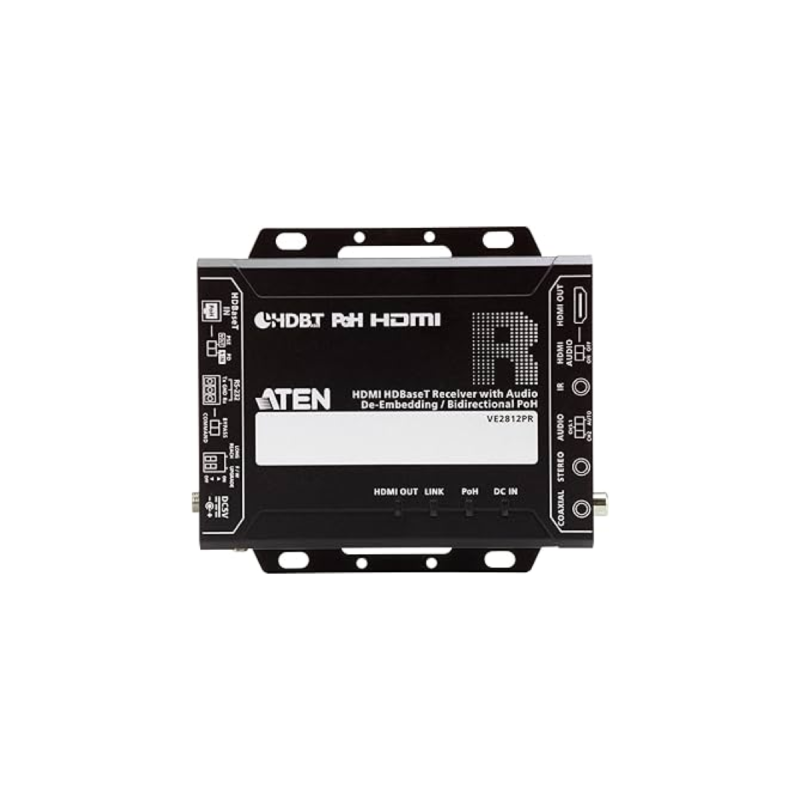 ATEN - VE2812PR - Récepteur HDMI HDBaseT avec extraction audio / PoH