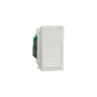 SCHNEIDER Unica prise RJ45 simple cat 6 FTP 1 mod Blanc méca seul