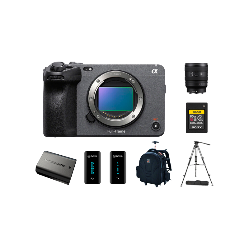 Pack Premium Caméra Sony FX3 avec Objectif 24-50mm et accessoires