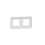 SCHNEIDER Unica Pro - plaque de finition - Blanc - 2 postes