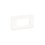 SCHNEIDER Unica Pro - plaque de finition - Blanc - 4 modules