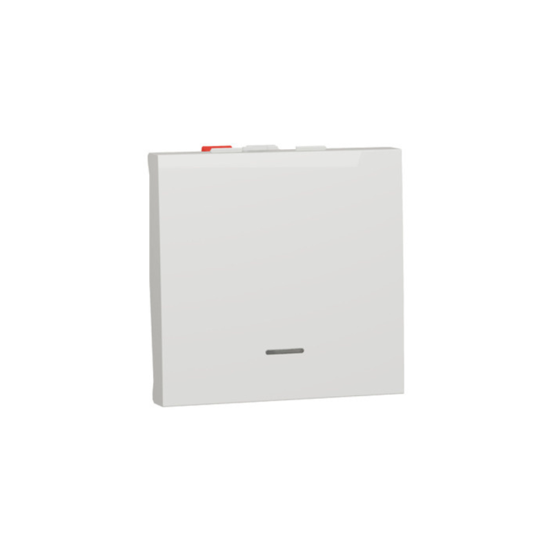 SCHNEIDER Unica -va-et-vient lum témoin-10A-connex rapide-2 mod-Blanc