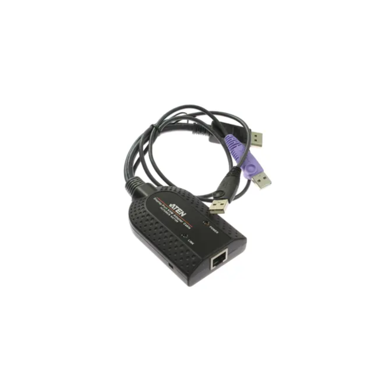 ATEN - KA7169 - Adaptateur de support virtuel DP/USB  Smart Card