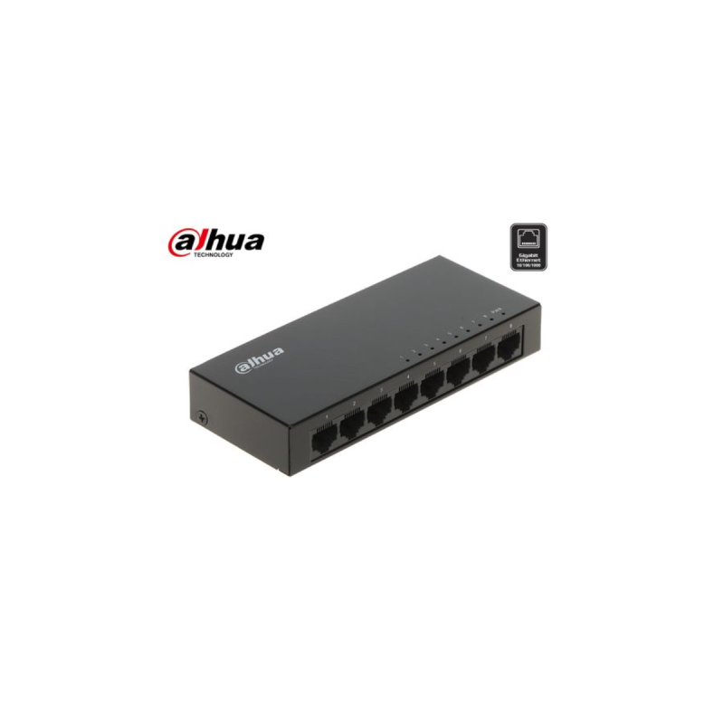 DAHUA - PFS3008-8GT-L - Switch 8 ports Gigabit non manageable