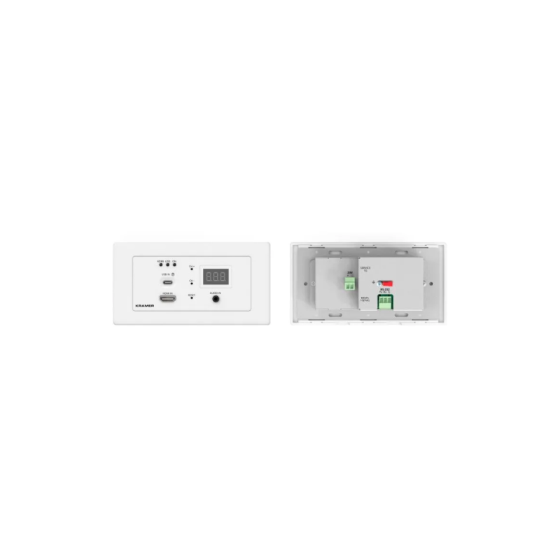 Kramer Wall Plate Auto Switch Encoder HDMI and USB-C inputs [EU]