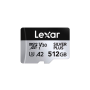 Lexar microSDXC Silver Plus UHS-1 512GB V30 R205/W150MB/s