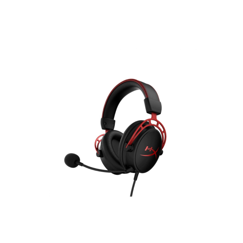 HyperX Casque Cloud Alpha Noir/Rouge, Coussinets à mémoire de forme