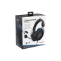 HyperX Casque Cloud Alpha S Noir/Bleu, PC, PS5, PS4, Mousse à mémoire