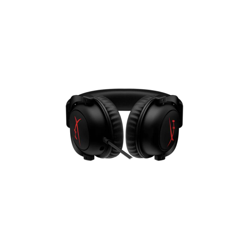 HyperX Casque Cloud Core ss fil Noir, stucture aluminium, son spatial