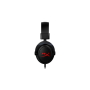 HyperX Casque Cloud Core ss fil Noir, stucture aluminium, son spatial