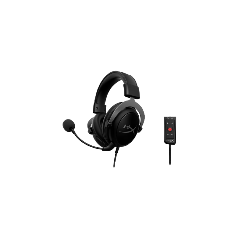 HyperX Casque Cloud II Noir, Mousse à mémoire de forme, PC, PS5, PS4