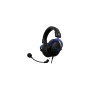 HyperX Casque-Micro Cloud Noir-Bleu, Coussinets à mémoire cadre alu