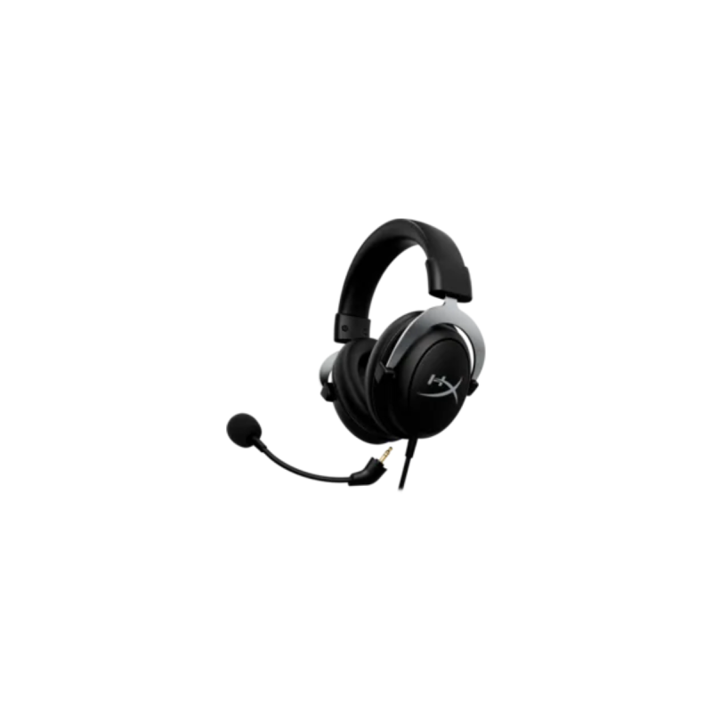 HyperX Casque-micro jeu CloudX Noir Argent, cadre alu et coussinets