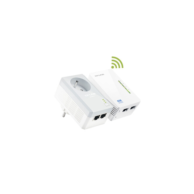 TP-LINK - KIT 2 CPL 2 ports 600Mbps  WiFi  prise - TL-WPA4225 KIT