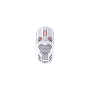 HyperX Souris ss fil Pulsefire Haste Blanche, Ss-Fil, Autonomie 100h