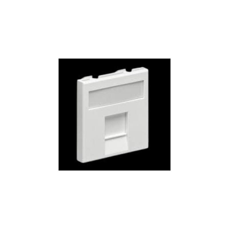 LEVITON - Plastron Plat Simple 45X45 avec volet