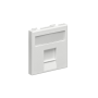 LEVITON - Plastron Plat Simple 45X45 avec volet