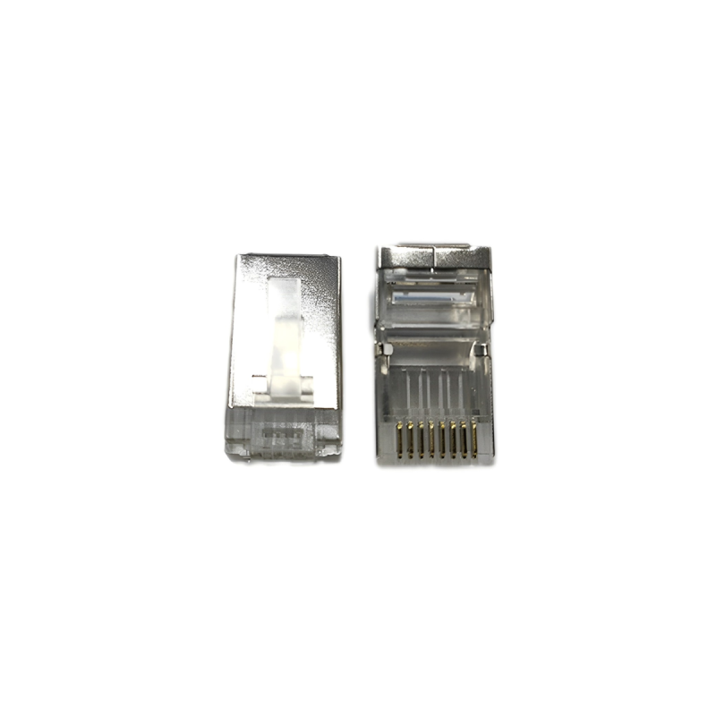 NEKLAN Connecteur RJ45 Cat6 blindé spécial tous câbles - Lot de 10