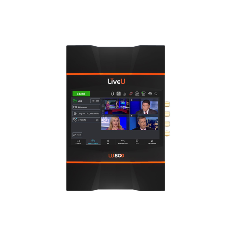 LiveU LU800 with Multi-camera PRO,  Ext. Ant con