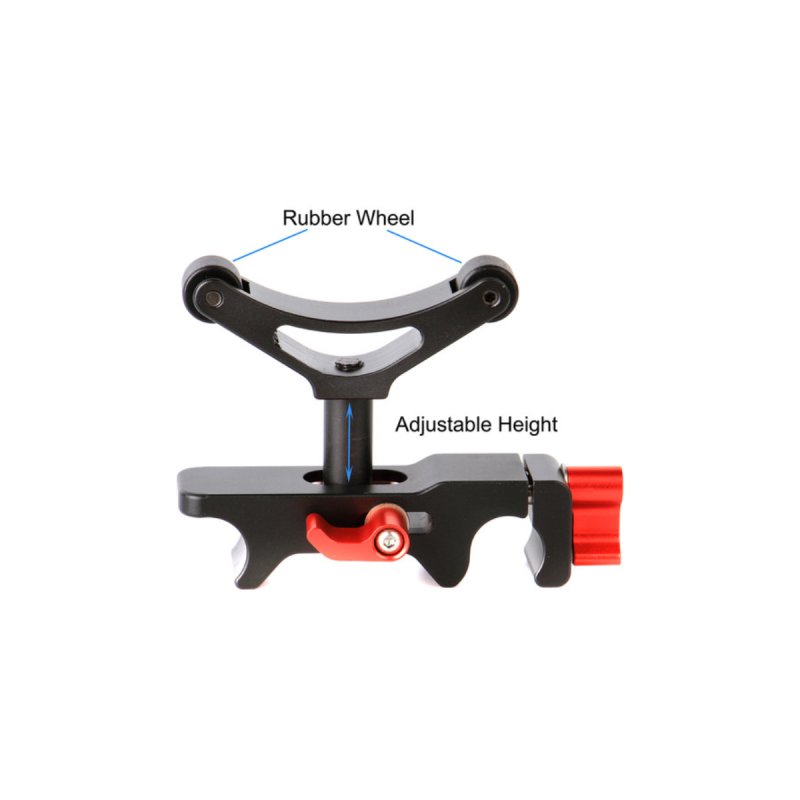 Came-TV 15mm Lens Support Adjustable Height to Fit Camera Lens