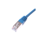 HSD - Frette 24 PDC RJ45 FTP Cat.6A F/M câble C.7 4p Bleu 4m